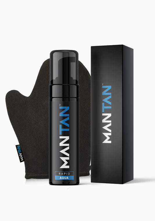 MANTAN™ Rapid Bronzer 200ml + ManMitt Bundle