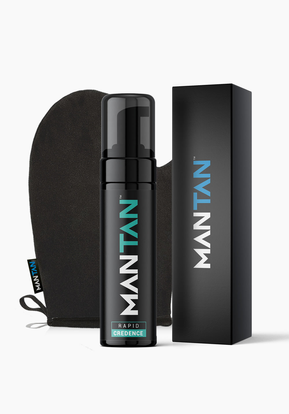 MANTAN™ Rapid Bronzer 200ml + ManMitt Bundle