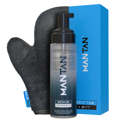 MANTAN™ White Self Tanner 200ml + ManMitt Bundle