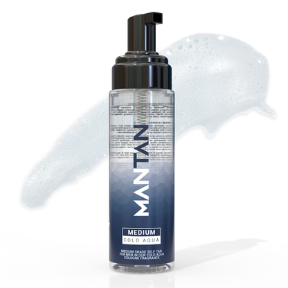 MANTAN™ Invisible White Foam Self Tanner 200ml