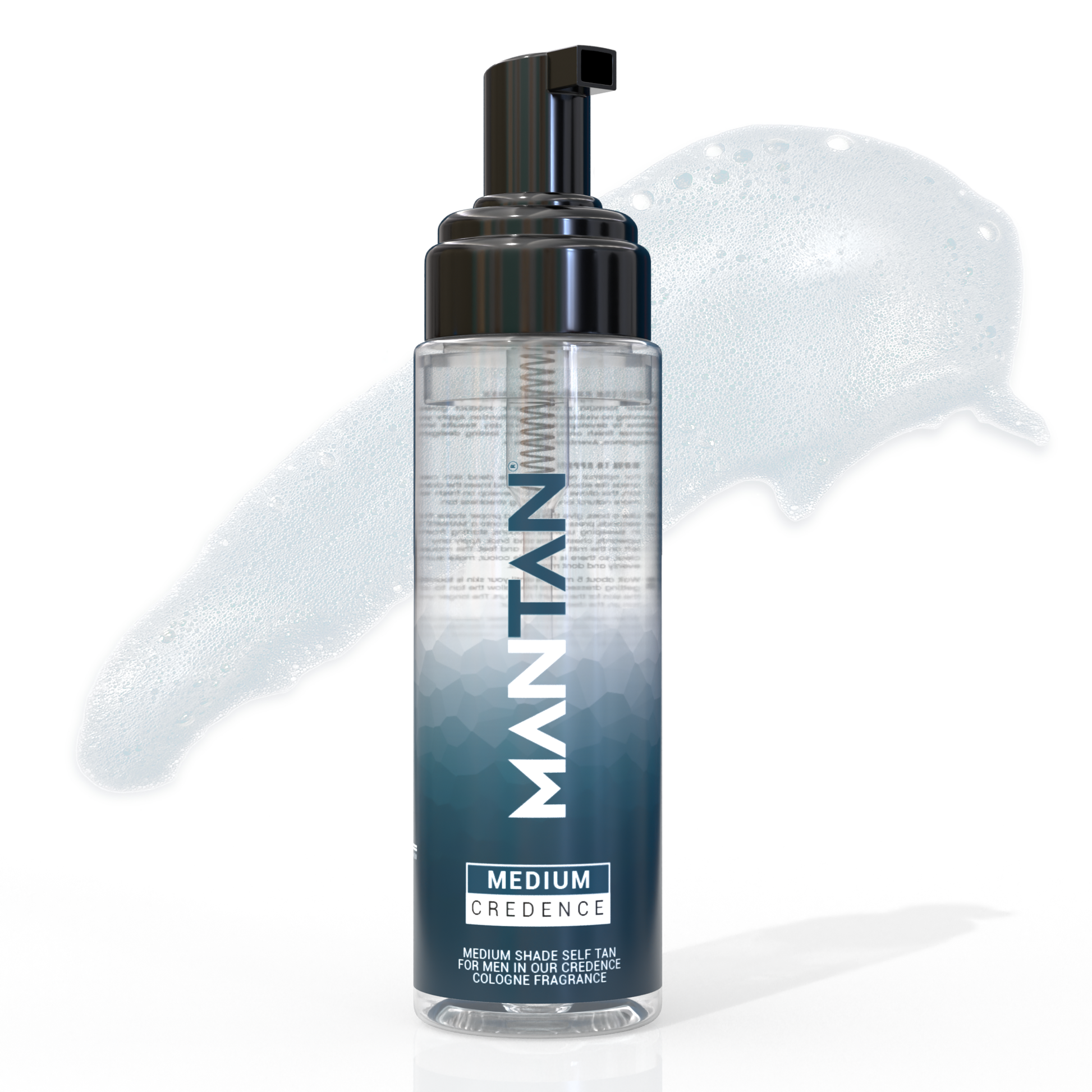 MANTAN™ Invisible White Foam Self Tanner 200ml